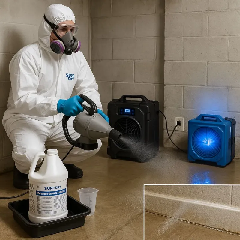 Sanitization and Odor Removal process in Woodmore, MD